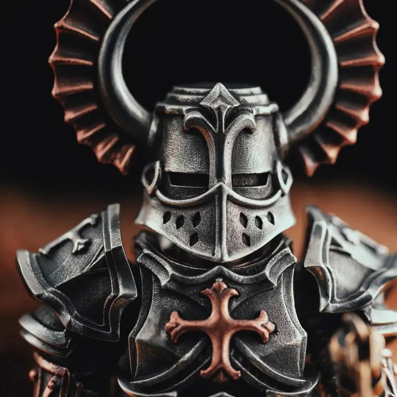 LAST DAY 50%OFF-Sunshinecraft® Handcrafted Crusader and  Crimson Templar statue
