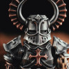 LAST DAY 50%OFF-Sunshinecraft® Handcrafted Crusader and  Crimson Templar statue