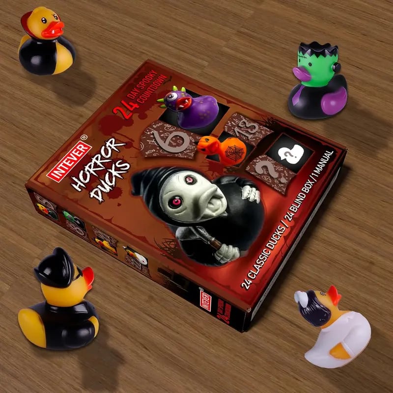 🎁TikTok Last Day Sale - 70% OFF🔥 Advent Calendar 2025 Horror Rubber Duckies🦆