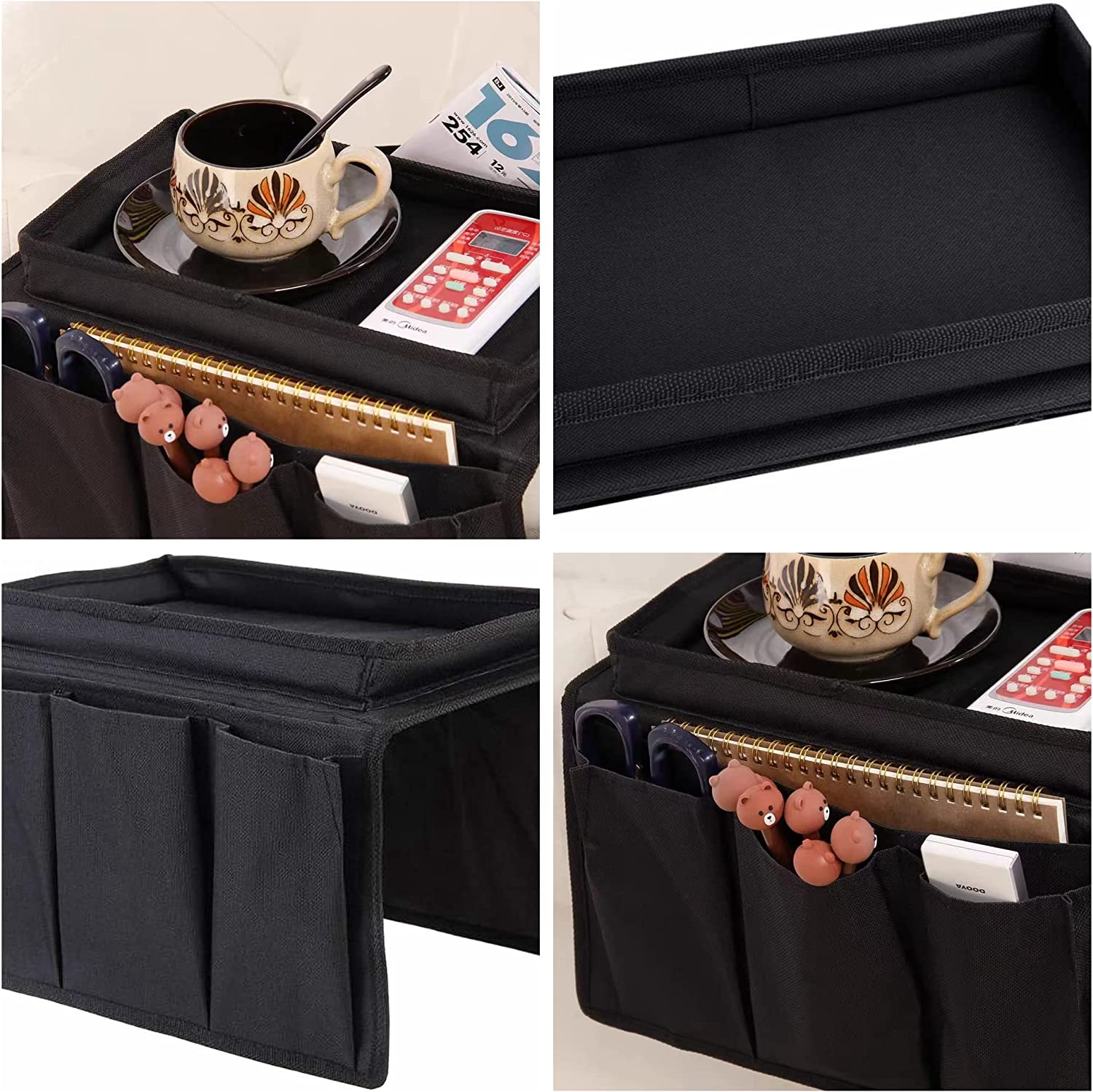 (🔥Christmas Promotion - 49% OFF🔥) 7 Pockets Sofa Armrest Tray With Organiser, Buy 2 Free Shipping