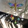 Hand Made Crystal Suncatcher Chakra Colors Balls Prism Window Hanging