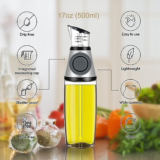 (🔥Hot Sale 68% OFF)Oil Dispenser Bottle for Kitchen