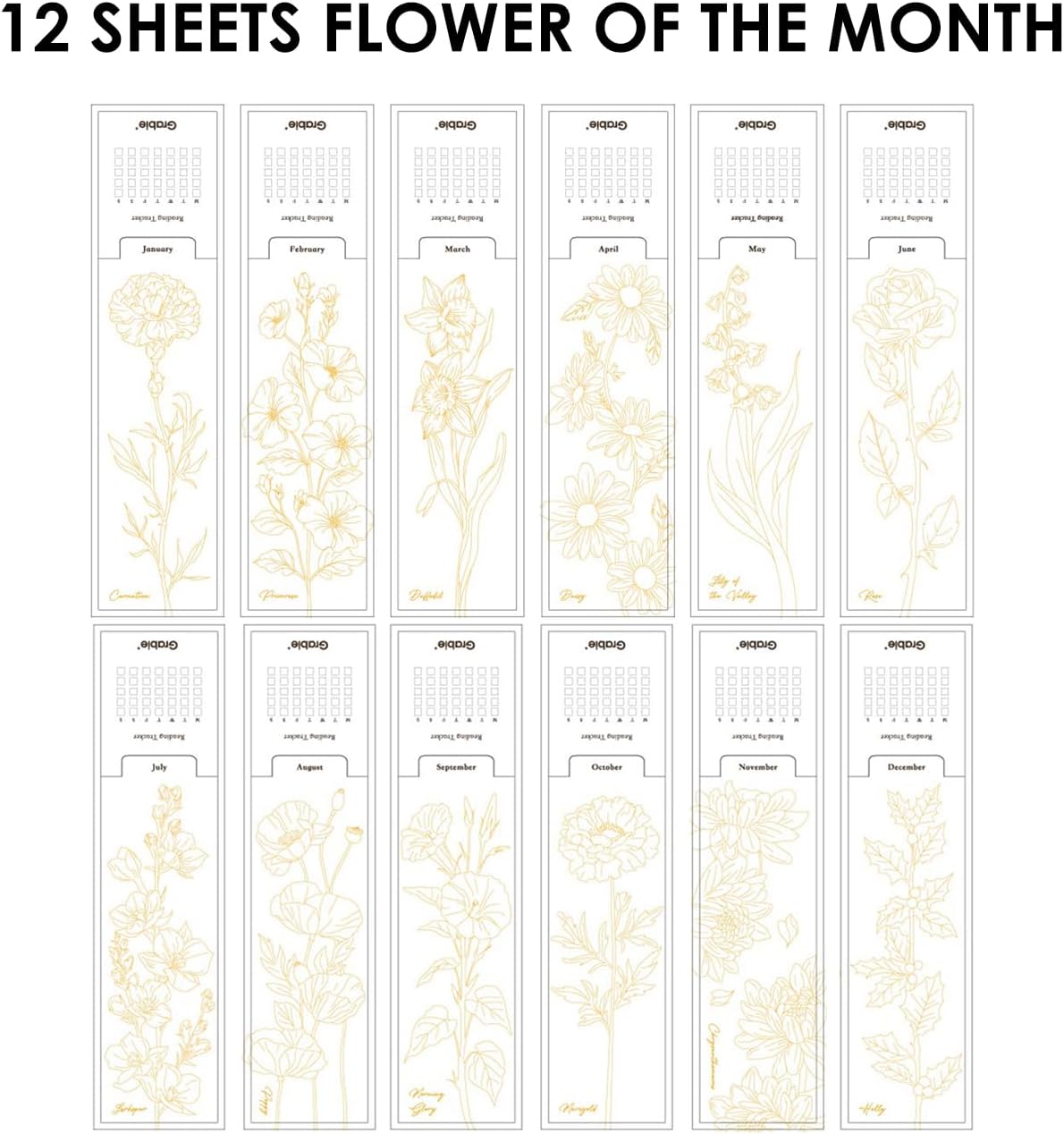 🎨🍁12 - Sheet Watercolor Coloring Bookmarks🍃140LB(300gsm)✨Perfect Gift for Beginners & Travel Art 🎁✈️