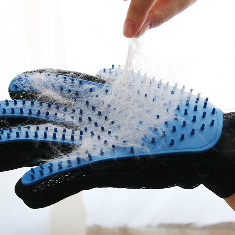 (Summer Flash Sale- 48% OFF) Pet Grooming Brush Glove- Buy 2 Get Extra 20% OFF