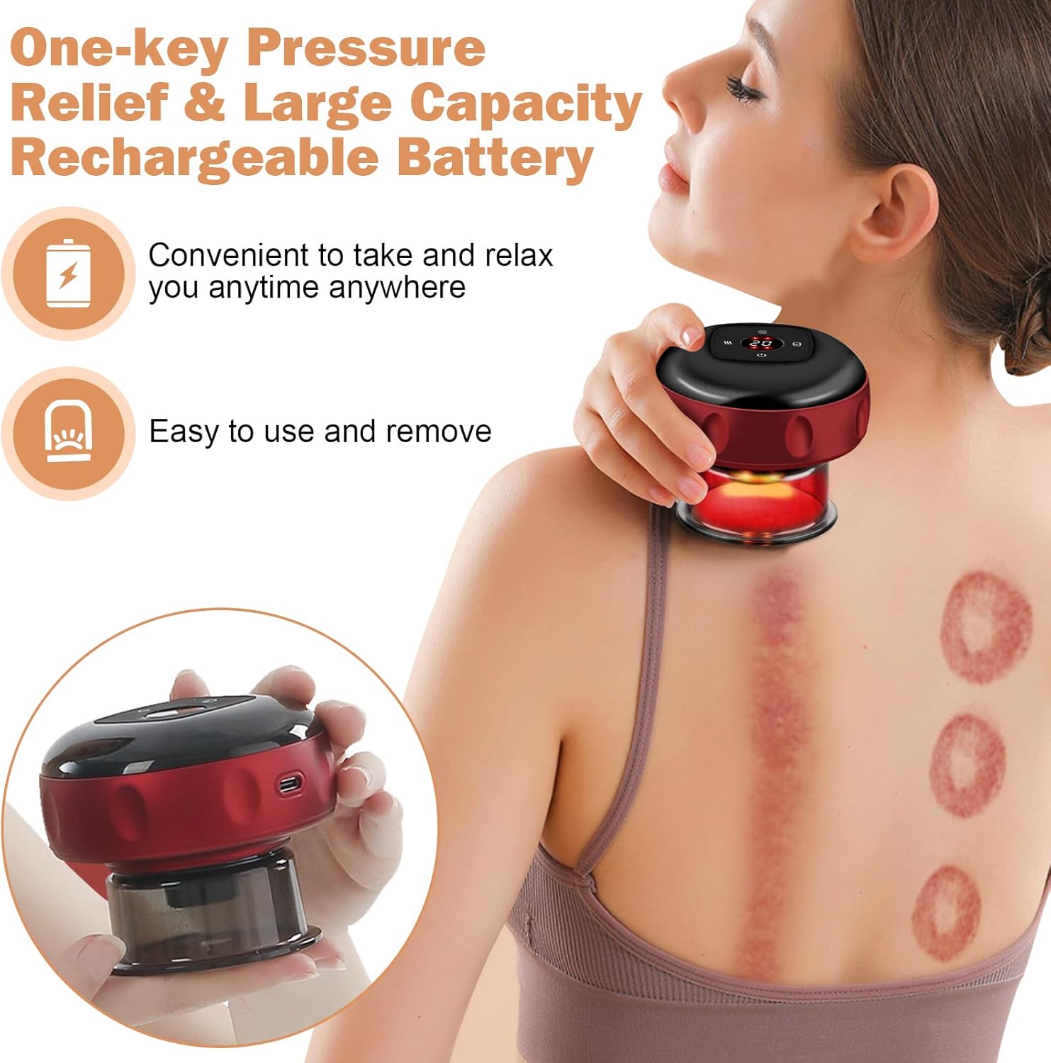 (🎄Christmas Hot Sale - 49% OFF) Electric Cupping Therapy Set, 🔥BUY 2 FREE SHIPPING