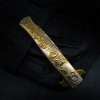 ⏰FREE SHIPPING NOW🔥🌹Vintage Luxury Gold Rose Design Spring Assisted Open EDC Blade Folding Survival Pocket Knife