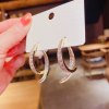 ✨LETZTER TAG 50% RABATT - Cross Curved Ohrringe(1 Paar), 2 Paar kaufen, kostenloser Versand
