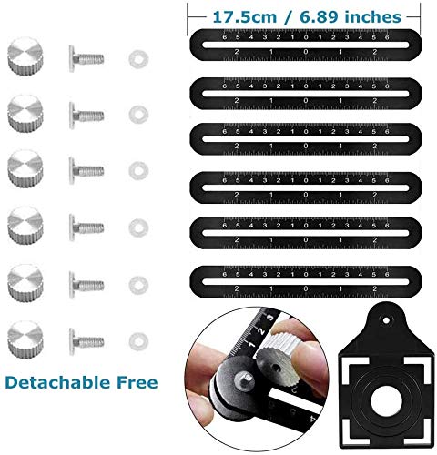 50% OFF-Six-Sided Aluminum Alloy Angle Measuring Tool