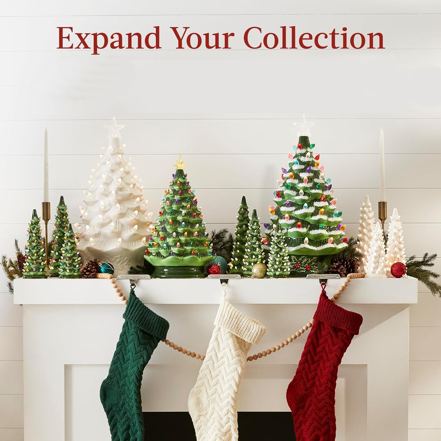 🔥Last Day Promotion 50% OFF🔥Hand-Painted Tabletop Christmas Trees