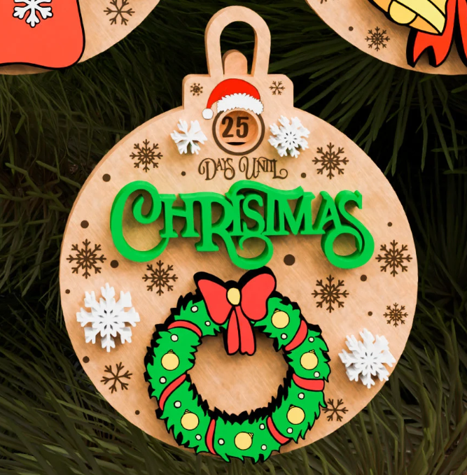 🎁Christmas Tree Countdown Onaments