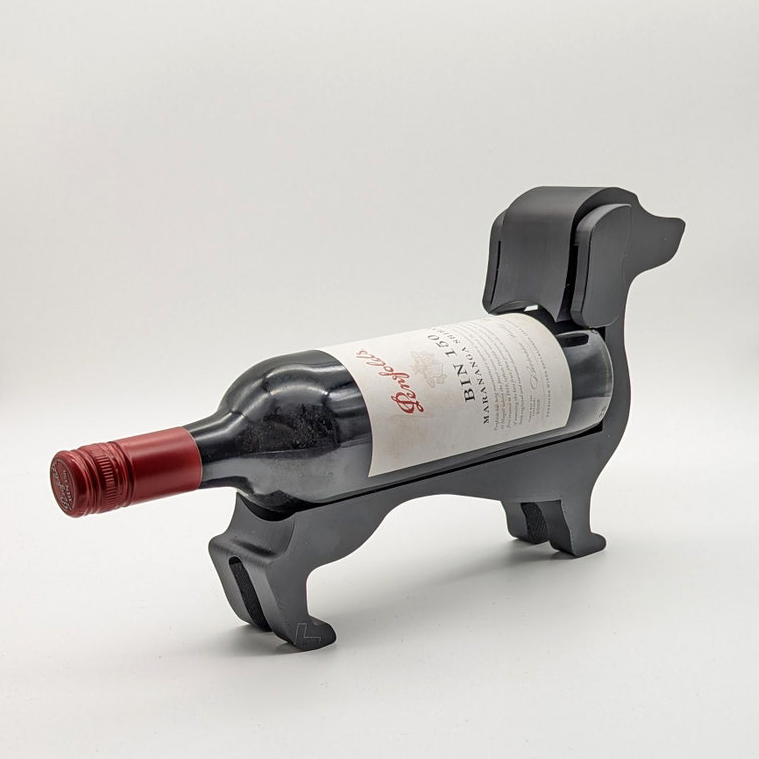 🎄(🔥Black Friday Sale: Save $10)🎄 Dachshund Wine Bottle Holder, Buy 4 Free Shipping