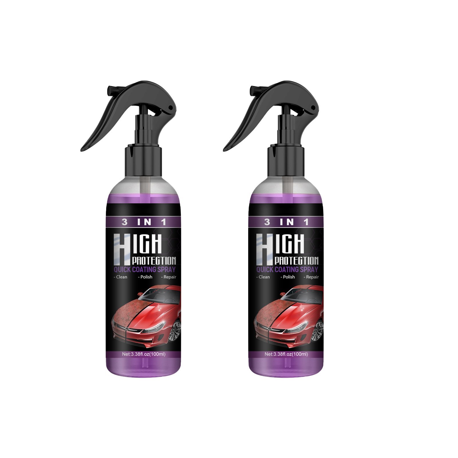 (🔥Hot Sale- SAVE 49% OFF)3 in 1 Car Ceramic Coating Spray(Buy 3 Get Free Shipping)