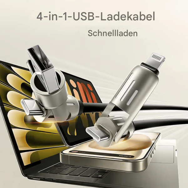 🔥Letzter Tag 49% Rabatt🔥4-in-1-USB-Ladekabel