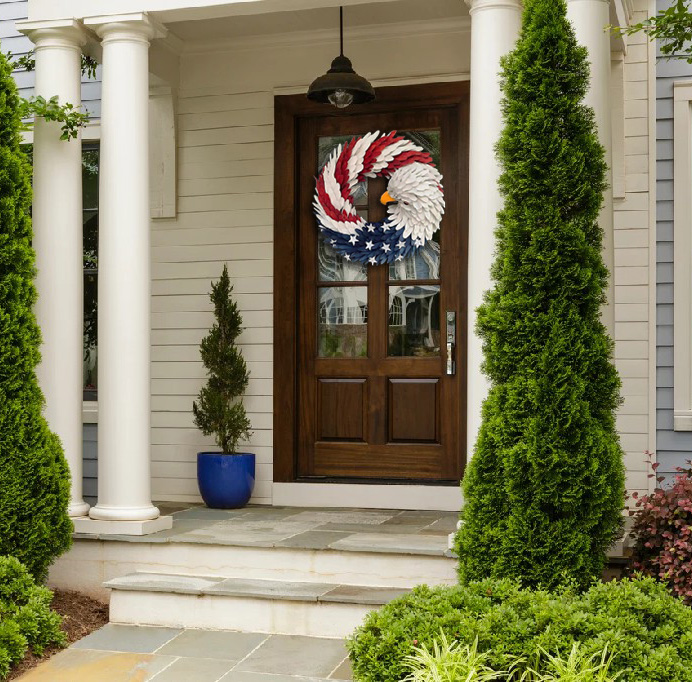 🔥Handmade American Eagle Patriot Wreath