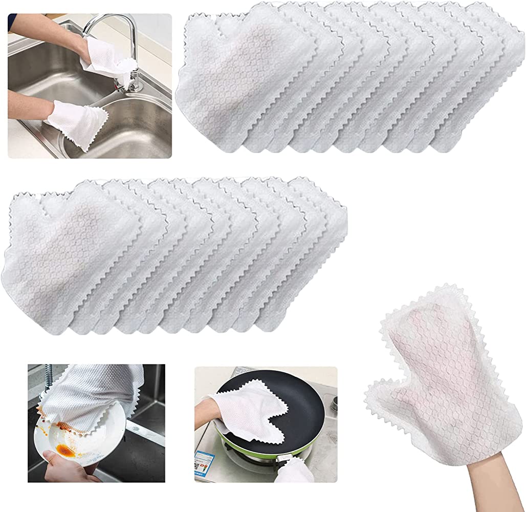 (🔥Mother's Day Hot Sale! 70% Off - Buy 3 Get Extra 10% Off🔥)Household Cleaning Duster Gloves