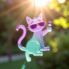 Colorful Cat Sun Catcher