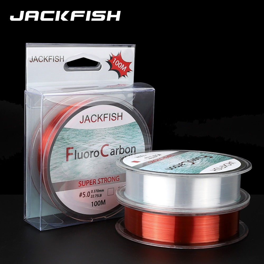 🎣 Summer Sale-30% OFF🐠JACKFISH 100M Fluorocarbon Fishing Line