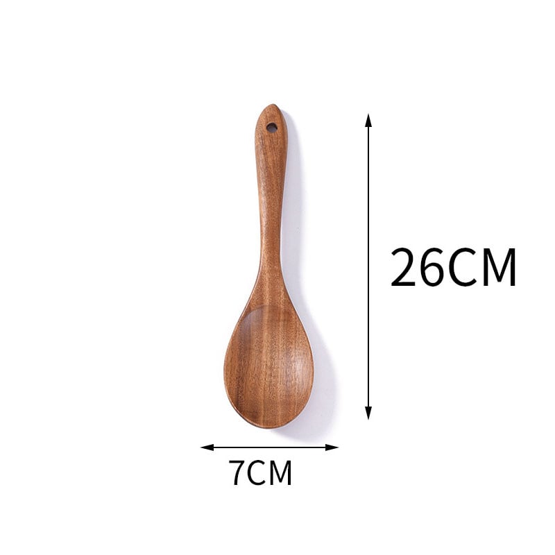 🔥LAST DAY 50% OFF🔥Eco-Friendly Teak Wood Kitchen Spoon Set