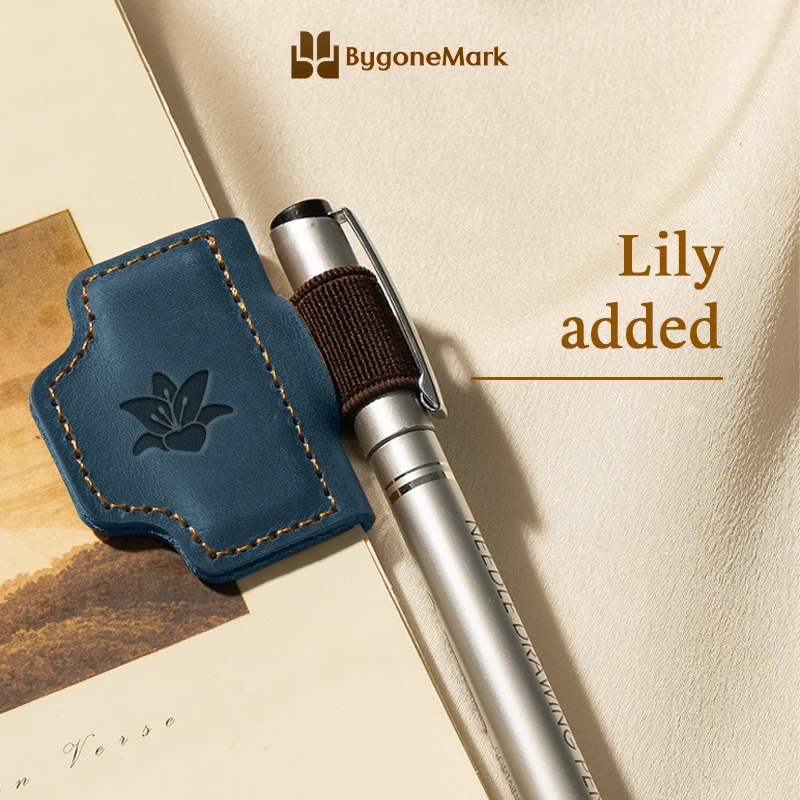 🔥Last Day Promotion 50% OFF🔥Personalized Magnetic Leather Pen Holder Bookmark
