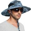 EINSKEY Unisex Sun Hat, Waterproof Wide Brim Bucket Hat Packable Boonie Hat for Fishing Hiking Gardening Safari Beach