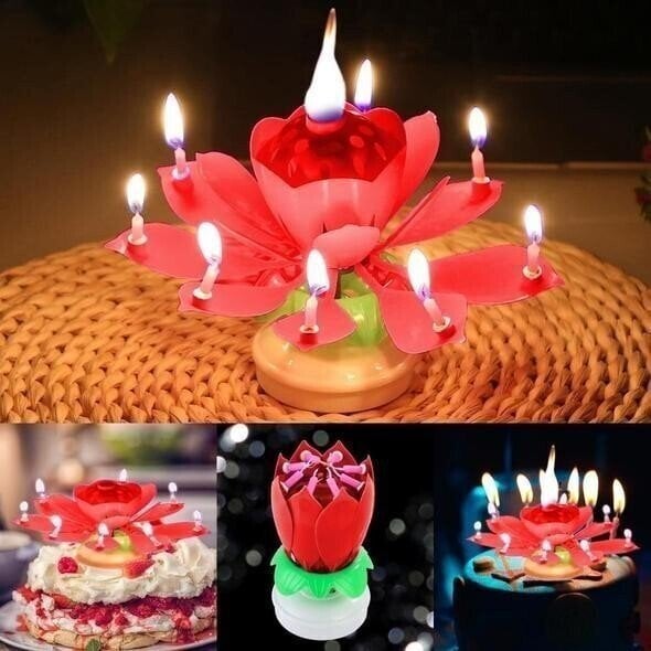 SUMMER DAY PROMOTIONS- SAVE 50% OFF- Magic Flower Birthday Candle- BUY 4 GET FREE SHIPPING