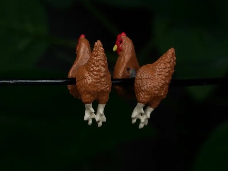 🔥Last Day: 49% Off! 🔥 Hand-Painted Chicken Earrings