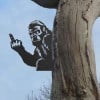 🔥Last Day: 49% Off!🤣Hilarious Bigfoot Middle-Finger Metal Yard Decor