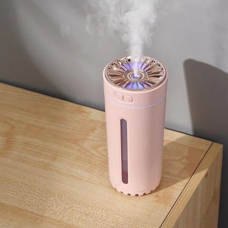Tragbarer, leiser USB-Autodiffusor mit LED-Licht💦