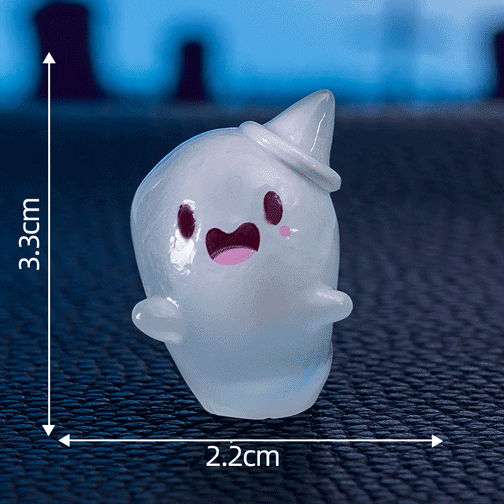 Halloween Mini Cute Ghost Glow in The Dark