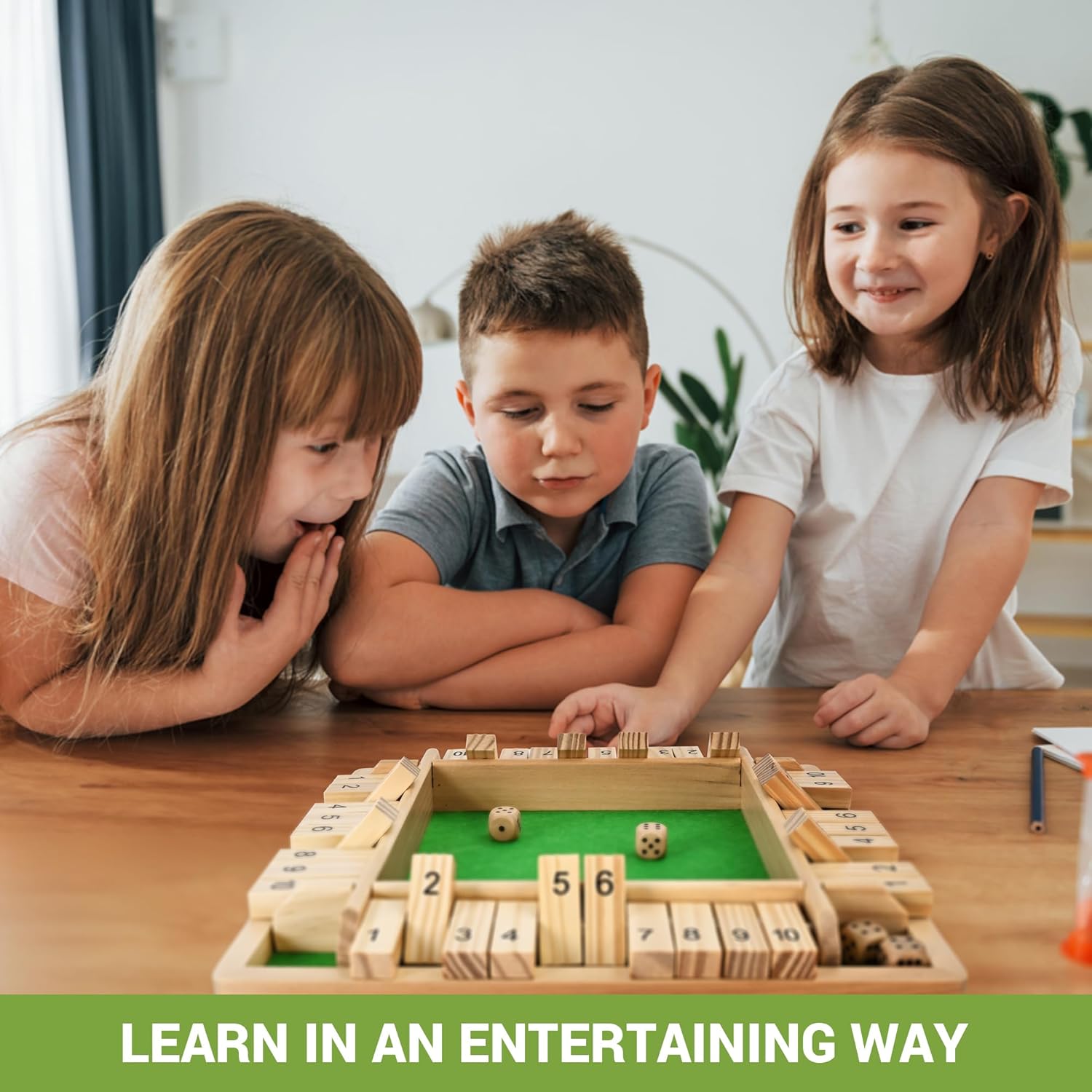 FUNNY FAMILY GAMES-Shut The Box Board Game🎲