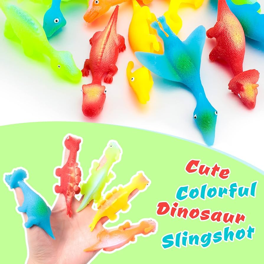 🔥Slingshot Dinosaur Finger Toys, Buy 3 Get 2 Free