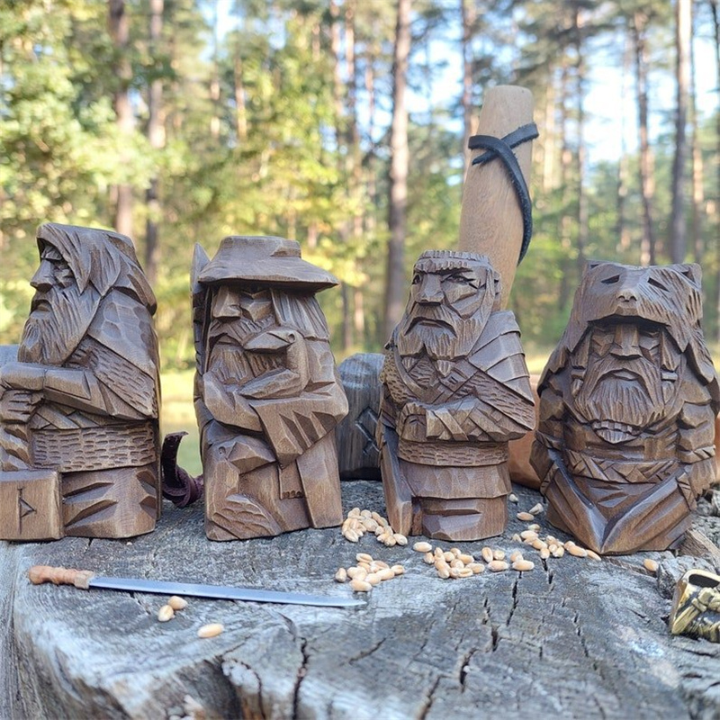 (💖 Valentine's Day Sale - Save 50% OFF) Odin Thor Tir statue resin craft ornaments,Buy 2 Free Shipping