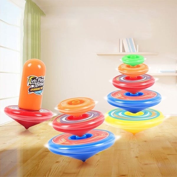 (🎅Early Christmas Sale- 50% OFF) Stackable Spinning Top- Buy 3 Get Extra 15% OFF & Free Shipping