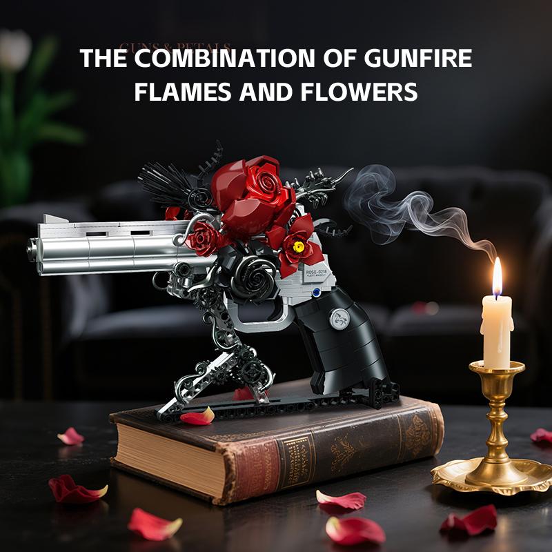 💥HOT SALE 49% OFF💖Guns & Petals Decorative Revolver Model