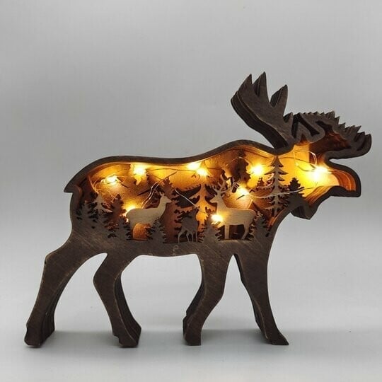 🎄Christmas Sale- 70% OFF🎁3D Carving Forest Animal Gift-Buy 2 Free Shipping