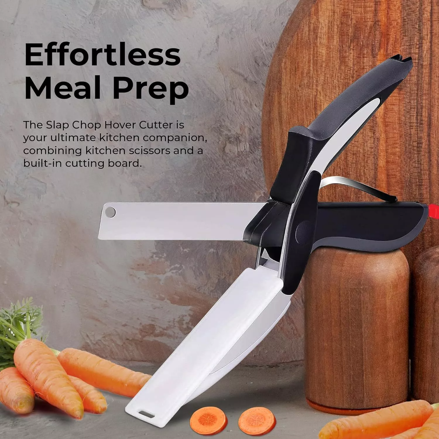 (🎄Christmas Hot Sale - 49% OFF)✨️2 in 1 Kitchen Scissors & Cutting Board