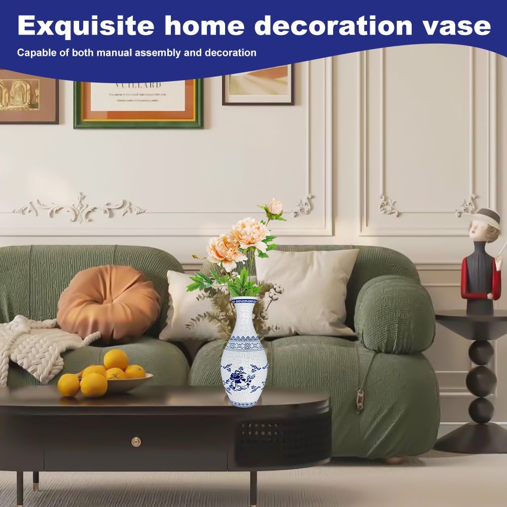 Exquisite 3D Vase Puzzle for Home Decoration