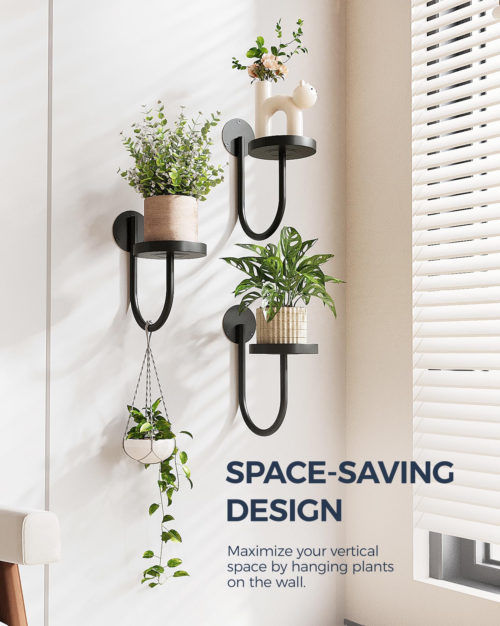 🎄TikTok Christmas Sale -70% OFF✨Wall Plant Holders Modern Indoor Window Plant Hangers