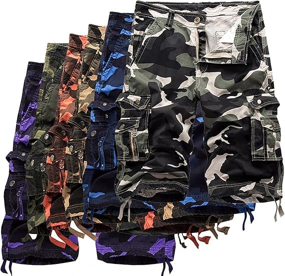 DazzleSport Outdoor Camo Cargo Shorts