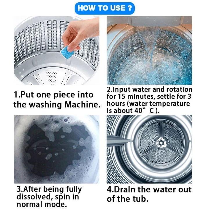 (New Year Promotion - 48% OFF)Effective Washing Machine Cleaner(5 pcs)