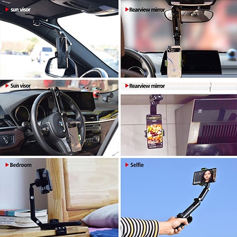 🎁Gift For Car Owners🎁 Rotatable and Retractable Car Phone Holder