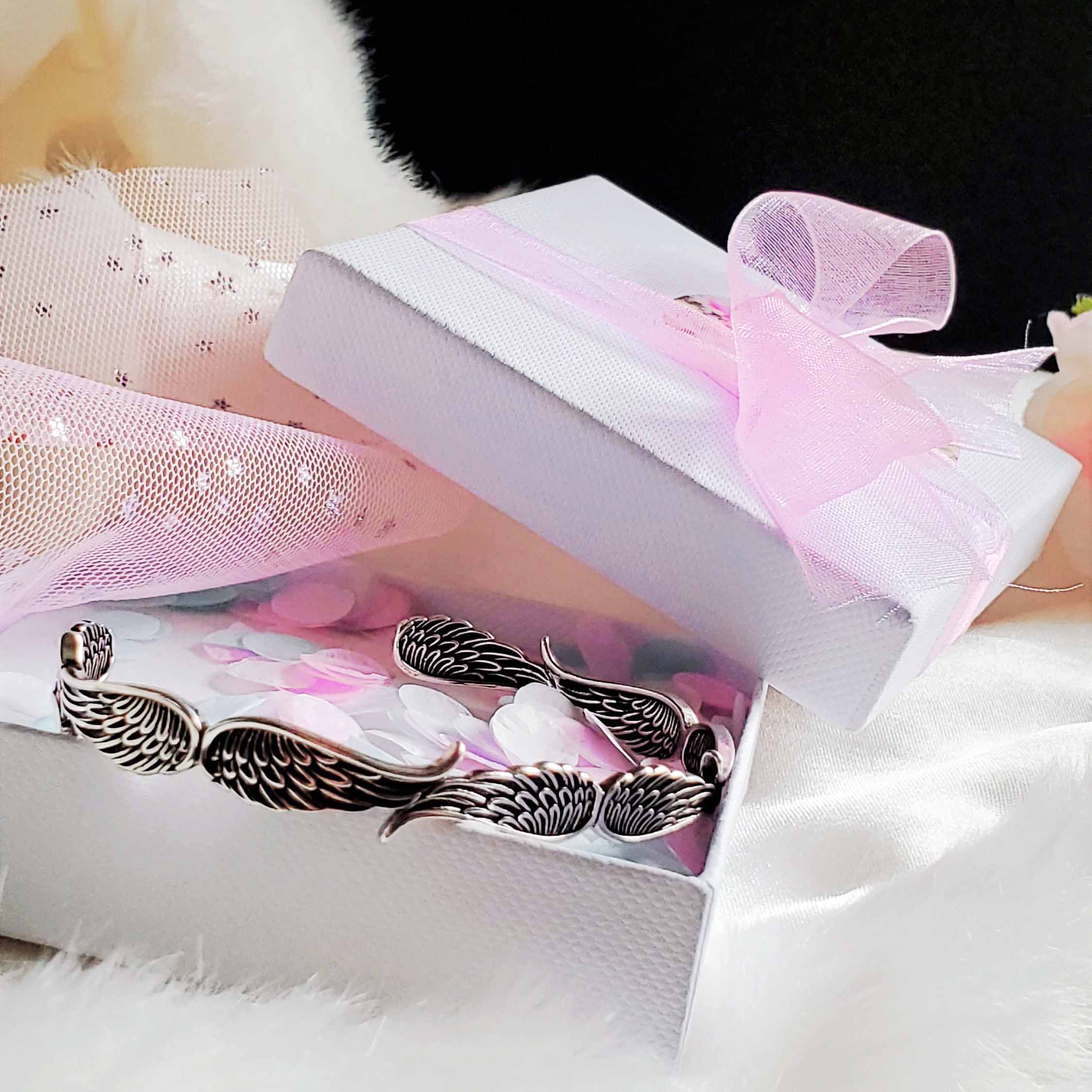🎁CHRISTMAS SALE - 49% OFF🎅Angel Wings Vintage Style Sterling Silver Bracelet-Buy 2 Free Shipping Today