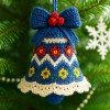 🔥Hot Sale 49% OFF -DIY Crochet Christmas Bell Ornament Kit