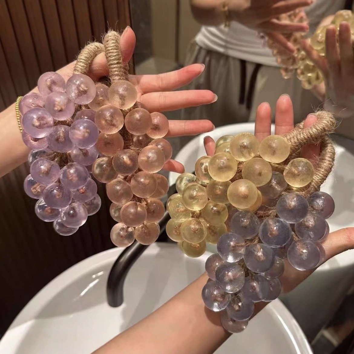 💥LAST DAY SALE 50% OFF🍇High-Quality Grade Grape Soap on a Rope
