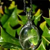💕Handmade Dandelion Wish necklace - Made With Real Dandelion Seeds