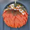 🔥Fall Hot Sale 50% OFF🎃Handmade Halloween Pumpkin Wreath For Front Door