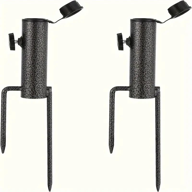 🔥Last Day Promotion 50% OFF🔥Heavy-Duty Adjustable Spiral Ground Anchor Umbrella Holder 💥Buy 2 Free Shipping