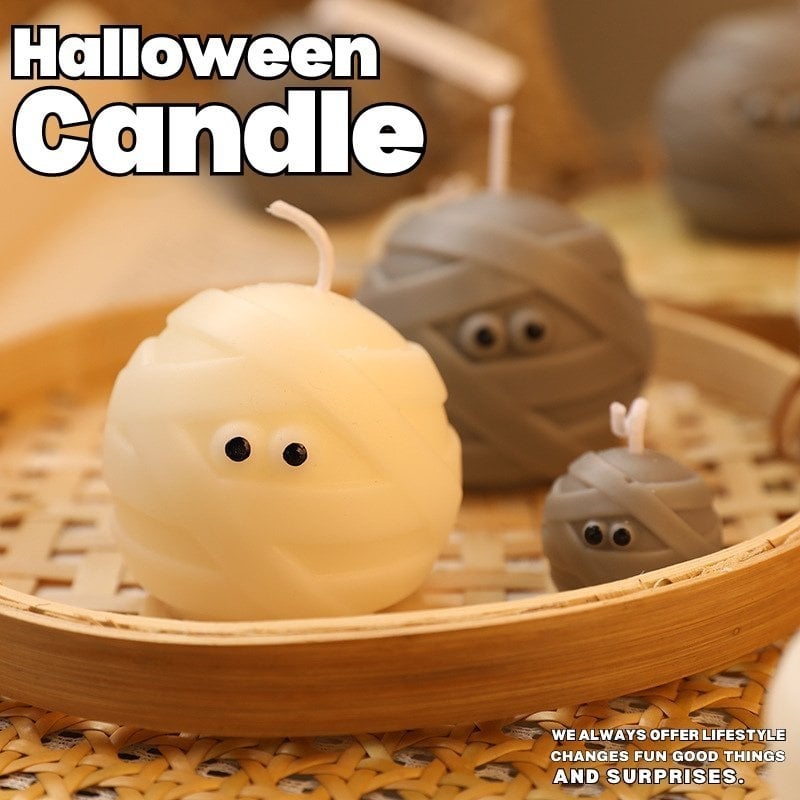 💥LAST DAY SALE 50% OFF💥Halloween Cute Mummy Candle