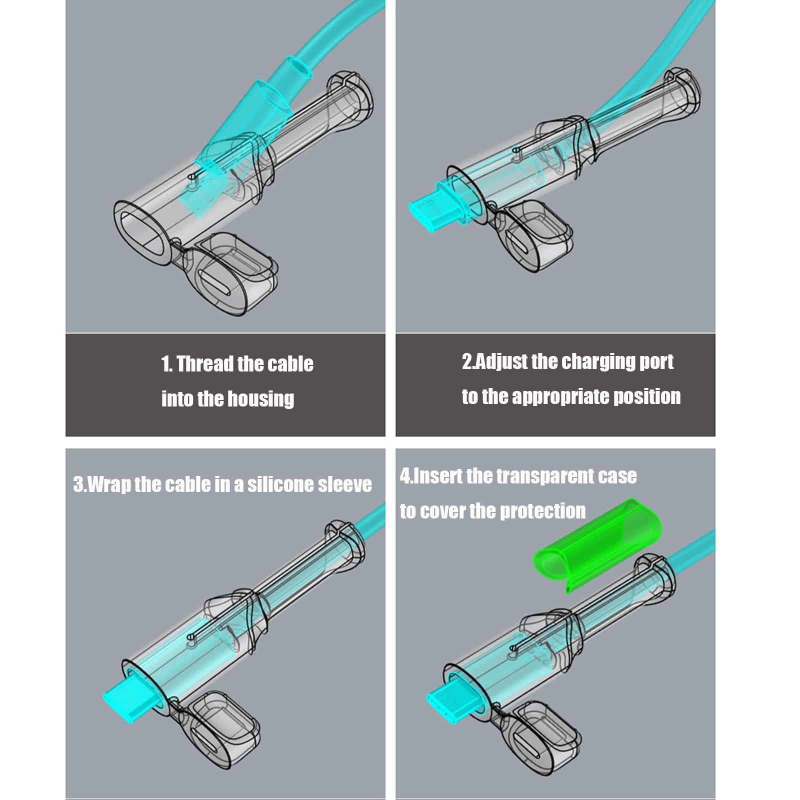 🔥BUY MORE SAVE MORE—2 in 1 Data Cable Protector Cover