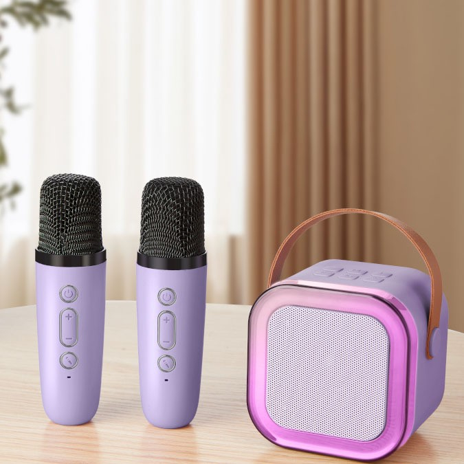 🎁Letzter Tag - 49 % Rabatt🎵Mini-Karaoke-Maschine mit kabellosen Mikrofonen